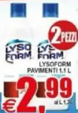 Pewex Lysosform pavimenti offerta