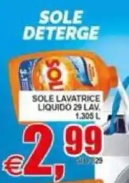 Pewex Sole lavatrice liquido offerta