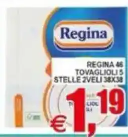 Pewex Regina tovaglioli 5 stelle 2 veli offerta