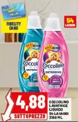 Risparmio Casa Coccolino lavatrice liquido offerta