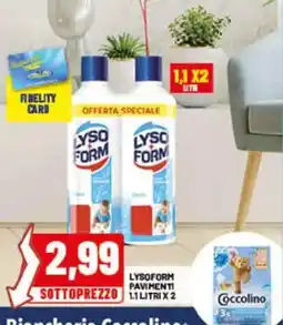 Risparmio Casa Lysoform pavimenti offerta