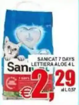 Pewex Sanicat lettiera aloe offerta