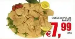 Pewex Cosce di pollo panate offerta