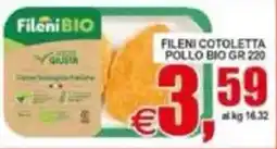 Pewex Fileni cotoletta pollo bio offerta