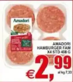 Pewex Amadori hamburger fam offerta
