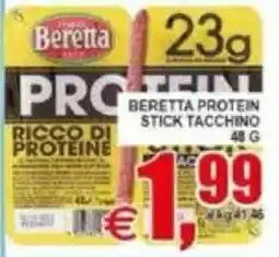 Pewex Beretta protein stick tacchino offerta