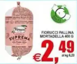 Pewex Fiorucci pallina mortadella offerta