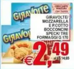 Pewex Giravolte Mozzarella e P.Cotto Bocconcini Speck Tre Formaggi offerta