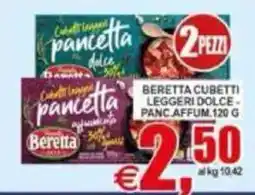 Pewex Beretta cubetti pancetta leggeri dolce offerta