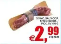 Pewex S.Vinc. Salsiccia Spicchio Bia. offerta