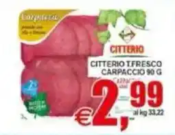 Pewex Citterio Carpaccio offerta