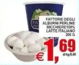 Pewex Fattorie degli Alburni Perline Bicchiere 100% Latte Italiano offerta