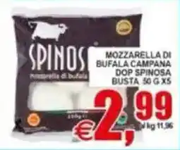 Pewex Mozzarella di bufala DOP Spinosa offerta