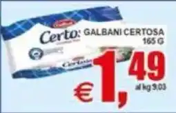 Pewex Certos Galbani Certosa offerta
