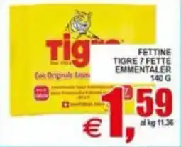 Pewex Fettine Tigre Emmentaler offerta