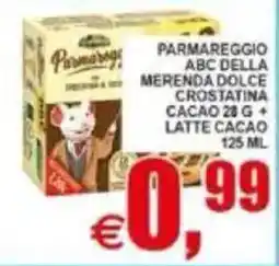 Pewex Parmareggio ABC della merenda dolce crostatina offerta