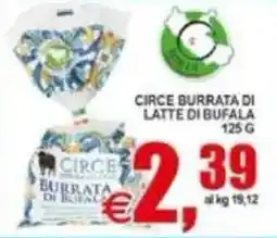 Pewex Circe Burrata di latte di bufala offerta