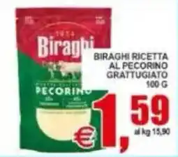 Pewex Biraghi ricetta al pecorino grattugiato offerta