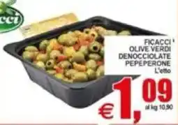 Pewex Ficacci olive verdi denocciolate pepeperone offerta
