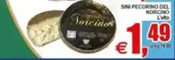 Pewex Sini Pecorino del Norcino offerta