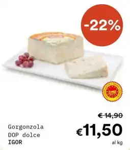 Borello Supermercati Gorgonzola DOP dolce IGOR offerta