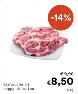 Borello Supermercati Bistecche di coppa di suino offerta