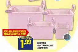 Risparmio Casa Cestino porta oggetti assortiti offerta
