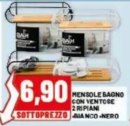 Risparmio Casa Mensole bagno con ventose offerta