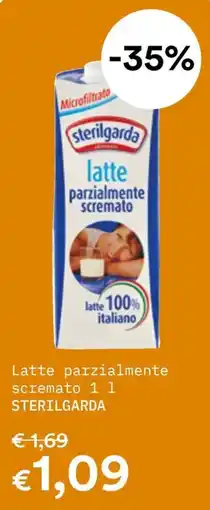 Borello Supermercati Latte parzialmente scremato Sterilgarda offerta