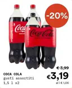 Borello Supermercati Coca Cola gusti assortiti offerta