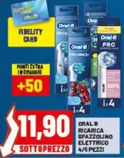 Risparmio Casa Oral B ricarica spazzolino elettrico offerta