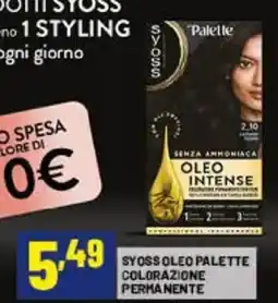 Risparmio Casa Syoss Olio Palette Colorazione Permanente offerta