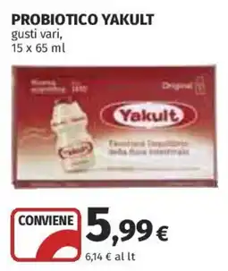 Ipercoop Probiotico Yakult offerta