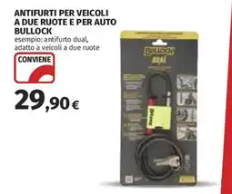 Ipercoop Antifurto per veicoli a due ruote e per auto Bullock offerta