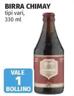 Ipercoop Birra Chimay offerta