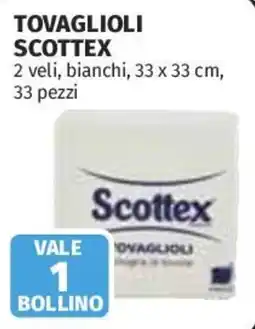 Ipercoop Tovaglioli Scottex offerta