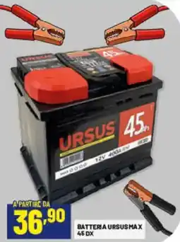 Risparmio Casa Batteria Ursus Max 45 DX offerta