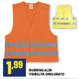 Risparmio Casa Giubbino alta visibilità omologato offerta