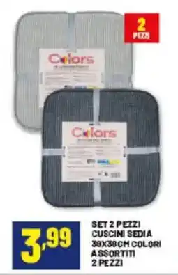 Risparmio Casa Colors cuscini sedia offerta