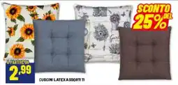Risparmio Casa Cuscini latex assortiti offerta