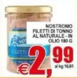 Pewex Nostromo filetti di tonno al naturale offerta