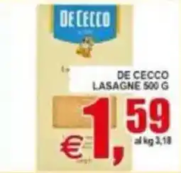 Pewex De Cecco lasagne offerta