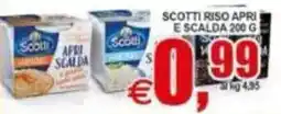 Pewex Scotti riso apri e scalda offerta
