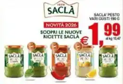 Pewex Sacla' pesto offerta