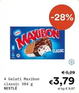 Borello Supermercati Gelati Maxibon classic Nestlé offerta