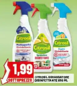 Risparmio Casa Citrosil sgrassatore disinfettante offerta