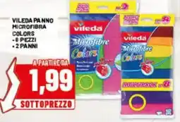 Risparmio Casa Vileda panno microfibra colors offerta