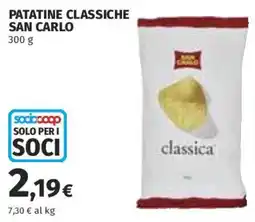 Ipercoop Patatine classiche San Carlo offerta