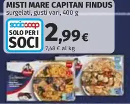 Ipercoop Misti mare capitan findus offerta