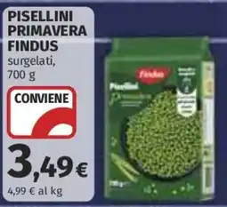 Ipercoop Pisellini primavera Findus offerta